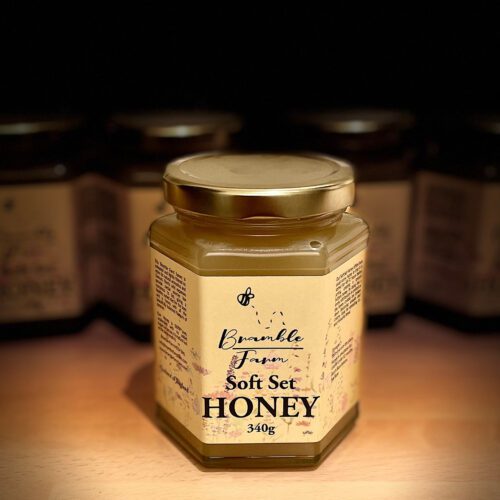 Soft set creamed wildflower honey from local Kent beekeeper